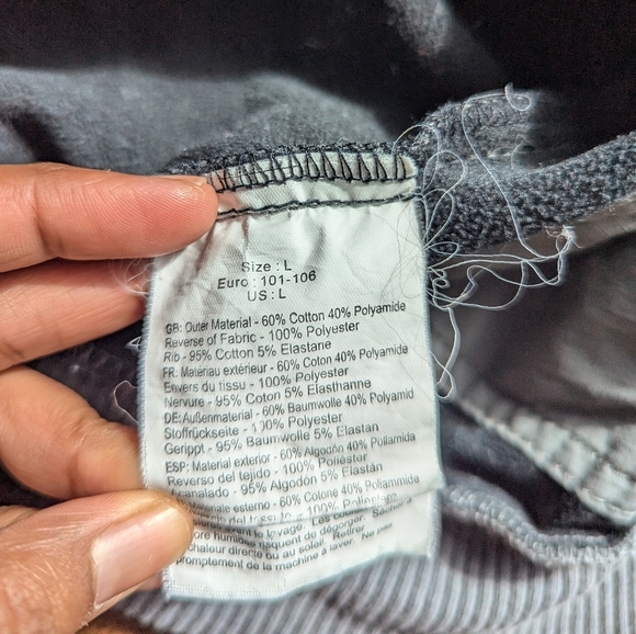 Bench Bombard Jacket Women's Size L Gray Fleece Line Hooded Ribbed hem, collar - Picture 4 of 13